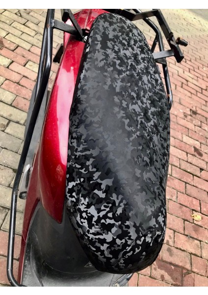 Akdeniz Sele Kaplama Dio 110 Forged Carbon Lastikli Sele Kılıfı