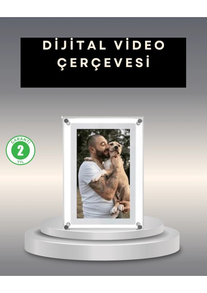 Fotoğraf, Video ve Müzik Destekli 7 Inç IPS Dijital Çerçeve – Çoklu Medya Deneyimi