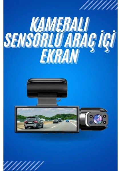Araç Içi Full Hd Kamera Ön ve Arka Kameralı Ekranlı Araç Kamerası fiyatları