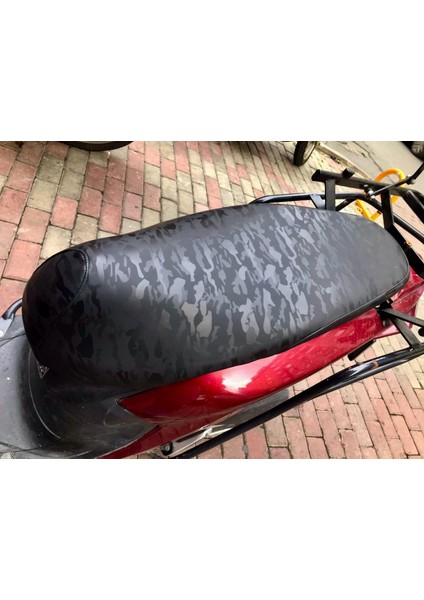 Akdeniz Sele Kaplama Dio 110 Mat Kamuflaj Lastikli Sele Kılıfı modelleri