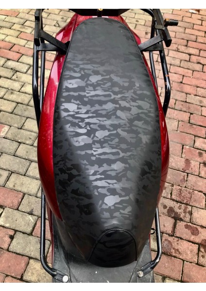 Akdeniz Sele Kaplama Dio 110 Mat Kamuflaj Lastikli Sele Kılıfı