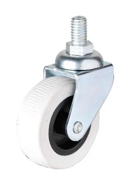 Hts 322 - 50X20 mm Gri Vidalı Teker 4 Adet