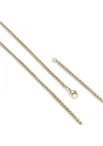 Sarı Renk Çelik Kolye 2.5mm 3351CEK012