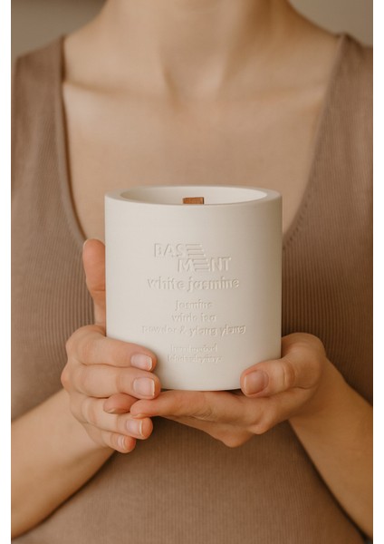 : White Jasmin : % 100 Soya Beton Mum (Yasemin, Beyaz Çay, Pudra, Ylang Ylang) modelleri
