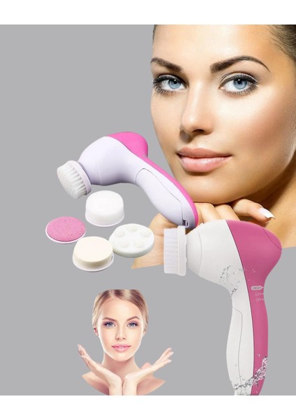 5 Başlıklı Yüz Masaj Aleti – Cilt Temizleme, Peeling, Siyah Nokta ve Gözenek Bakımı fiyatları