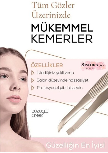 1 Adet Gold Renk Cımbız Paslanmaz Çelik Kaş Cımbızı Düz fiyatları