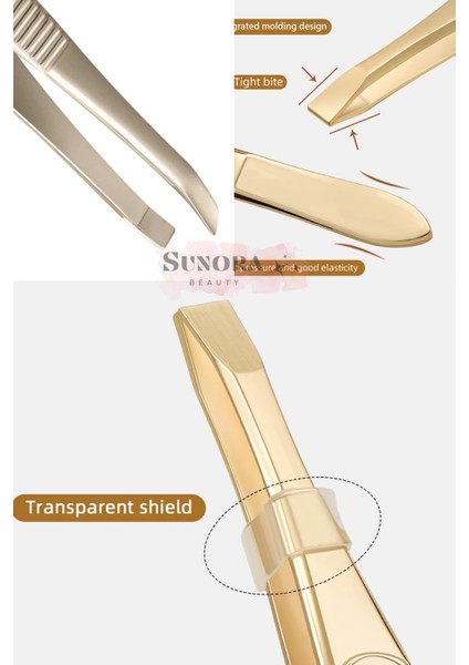 1 Adet Gold Renk Cımbız Paslanmaz Çelik Kaş Cımbızı Düz indirimleri