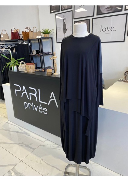 Deri Parçalı Etekli Takım