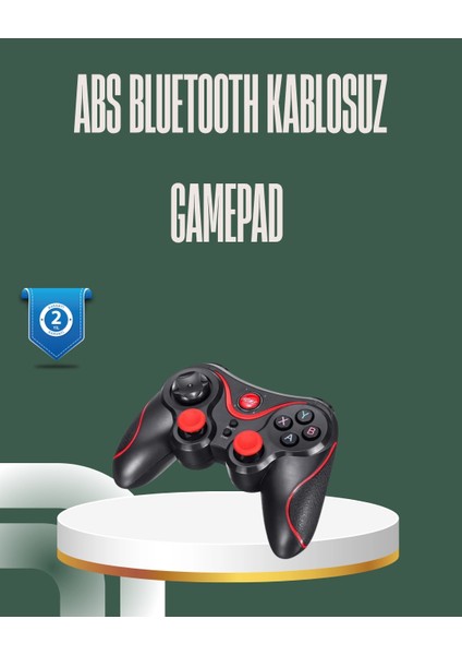 Profesyonel Oyuncu Kablosuz Gamepad Çoklu Cihaz Desteği