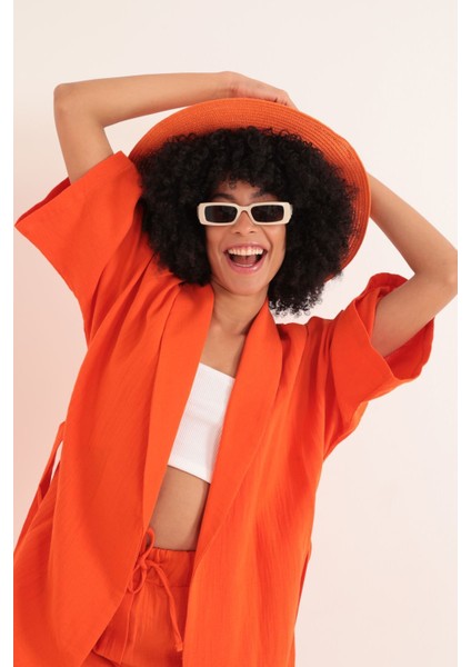 Kimono Üst - Turuncu fiyatları