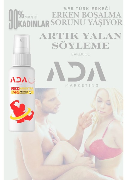 Red Men Extra 60 ml Süre Destekleyici Sprey – Erkeklere Özel Gecikme Desteği, Uzun Deneyim modelleri