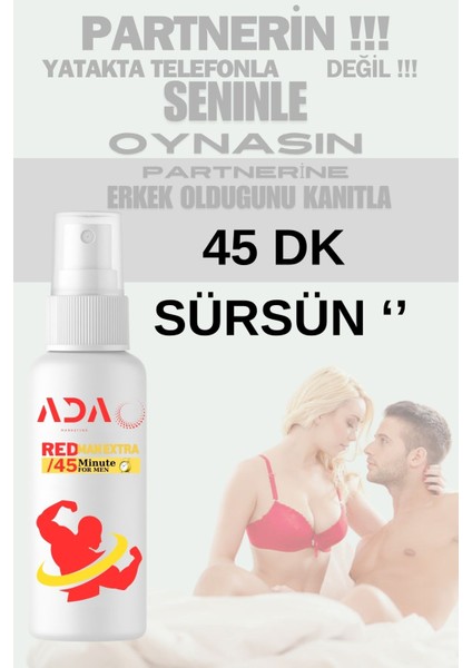 Red Men Extra 60 ml Süre Destekleyici Sprey – Erkeklere Özel Gecikme Desteği, Uzun Deneyim fırsatları