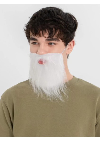 Beyaz Renk Takma Sakal Bıyık Takımı - Ithal fiyatları