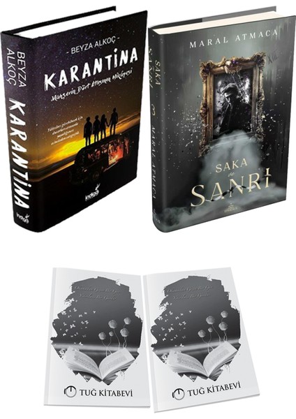 Saka ve Sanrı 3 Ciltli ve Karantina 1 Ciltli Beyza Alkoç 2li Set + Hediyeli