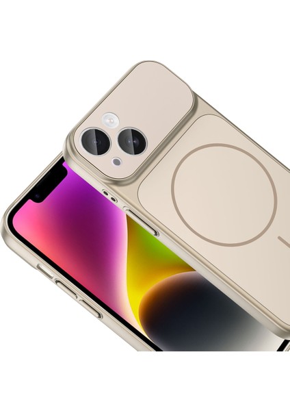 Apple iPhone 14 Kılıf Zore M-Safe Şarj Özellikli Kamera Korumalı Formen Kapak fiyatları