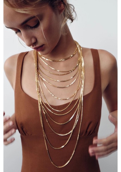 Çoklu Zincir Kolye fiyatları