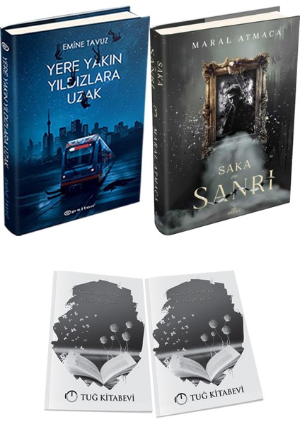 Saka ve Sanrı 3 Ciltli ve Yere Yakın Yıldızlara Uzak Ciltli Emine Tavuz 2li Set + Hediyeli