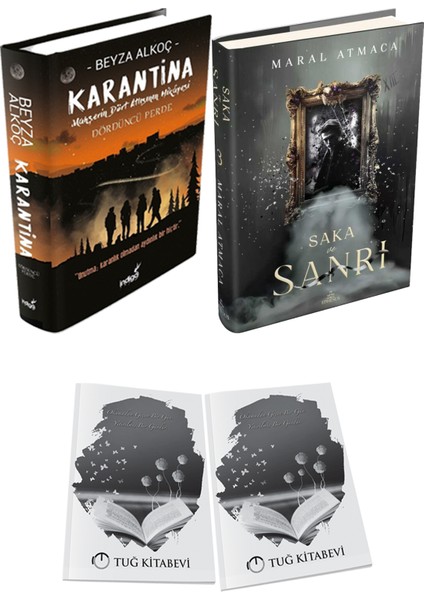 Saka ve Sanrı 3 Ciltli ve Karantina 4 Ciltli Beyza Alkoç 2li Set + Hediyeli