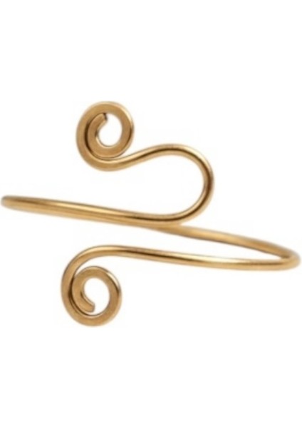 Sevil Gülgün Atelier ARM CUFF | El Yapımı %100 Saf Pirinç Üst Kol Pazı Kelepçesi Bilekliği | Otantik Tasarım fırsatları