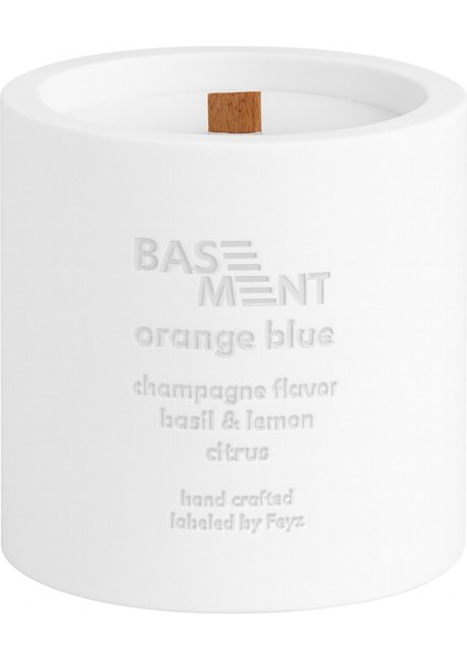 : Orange Blue : % 100 Soya Beton Mum (Şampanya Aroması, Fesleğen, Limon, Turunç) fiyatları