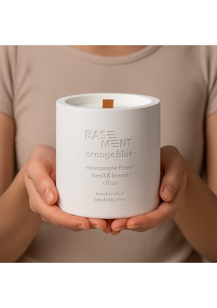 : Orange Blue : % 100 Soya Beton Mum (Şampanya Aroması, Fesleğen, Limon, Turunç) modelleri