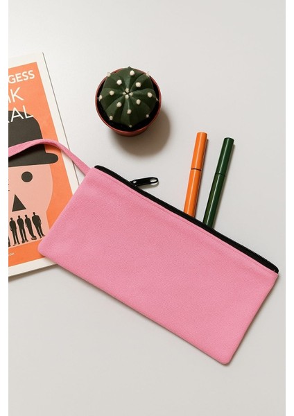 Lewiba Kpop Demon Hunters Hunterix Mira Tasarımlı Premium Baskı Kaliteli Fermuarlı Bej Renk Dikdörtgen Kalemlik fiyatları