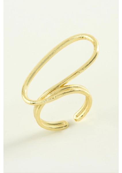 Oval Metal Yüzük