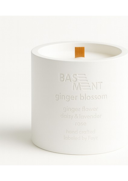 : Ginger Blossom : % 100 Soya Beton Mum (Zencefil Çiçeği, Papatya, Lavanta, Gül) fiyatları