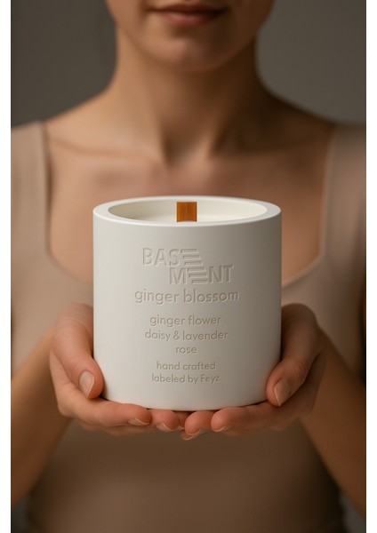 : Ginger Blossom : % 100 Soya Beton Mum (Zencefil Çiçeği, Papatya, Lavanta, Gül) modelleri