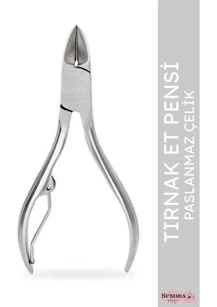 Tırnak Et Pensi Paslanmaz Çelik Manikür Pedikür Aleti