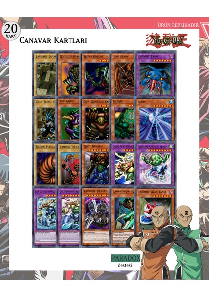Yu-Gi-Oh! Türkçe Paradox Destesi 30 Kart Yugioh fiyatları