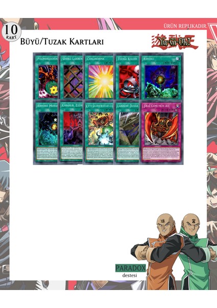 Yu-Gi-Oh! Türkçe Paradox Destesi 30 Kart Yugioh modelleri
