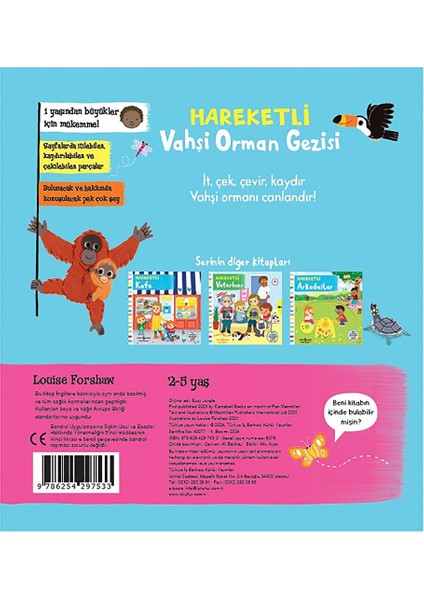 Hareketli Vahşi Orman Gezisi modelleri