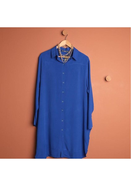 Gömlek Elbise Önden Düğme Detaylı modelleri