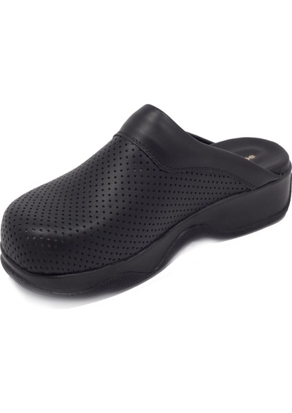Kadın Hakiki Deri Siyah Sabo Terlik fırsatları