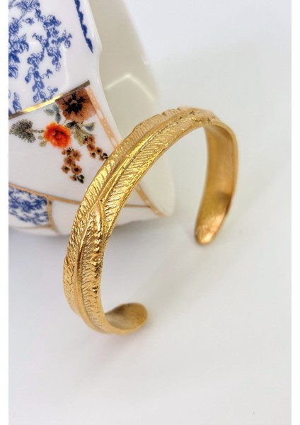 Wings Of Light No:1 Altın Kaplama Bileklik