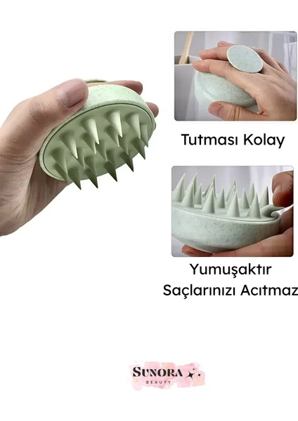 Silikon Saç Derisine Masaj Yapan Şampuan Tarağı Saç Bakım Fırçası Duş Tarağı fırsatları