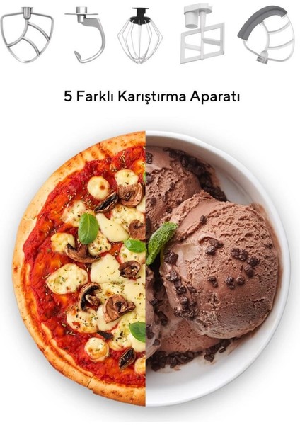 Sm-02 1800 W 4.5 Lt Hamur Yoğurma Makinesi fırsatları