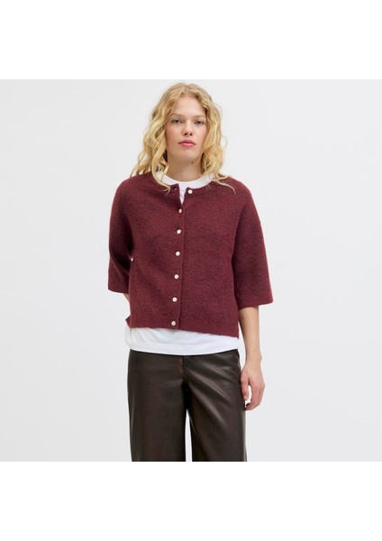 Kadin Alpaka Yünlü Yarim Kol Hirka - Evi