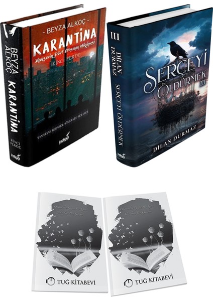 Serçeyi Öldürmek 3 Ciltli ve Karantina 2 Ciltli Beyza Alkoç 2li Set + Hediyeli