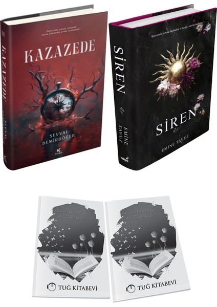 Siren Üç Ciltli ve Kazazede 3 Ciltli Şevval Demirdöğer 2li Set + Hediyeli