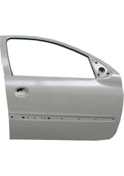 Peugeot 206 Sd 07/11 Ön Kapı Komple Sağ Gri̇ Boyalı (Tw)