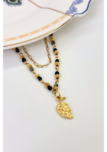 Verdant Still No:1 Altın Kaplama Kolye