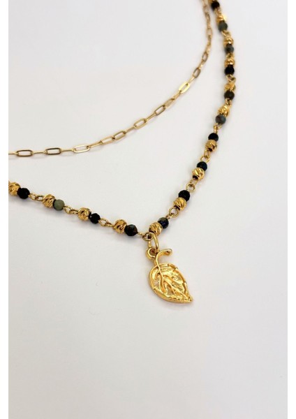 Verdant Still No:1 Altın Kaplama Kolye modelleri