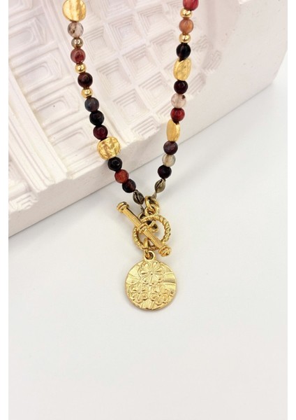 Terra Fleur No:1 Altın Kaplama Kolye