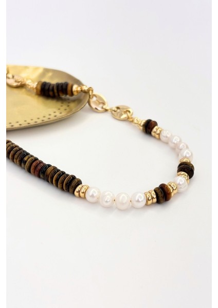 Breath Of Earth No:1 Altın Kaplama Kolye