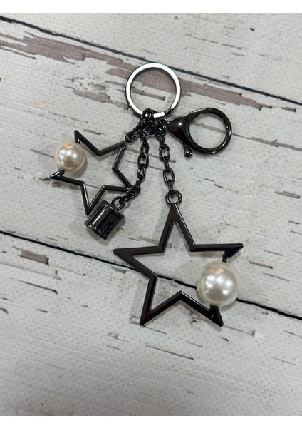 Çanta & Anahtarlık Aksesuarı Incili Yıldız Model