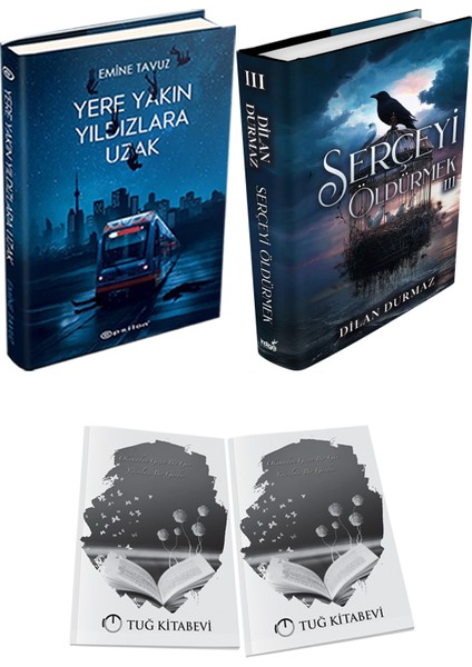 Serçeyi Öldürmek 3 Ciltli ve Yere Yakın Yıldızlara Uzak Ciltli Emine Tavuz 2li Set + Hediyeli