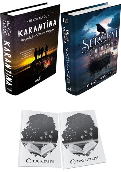 Serçeyi Öldürmek 3 Ciltli ve Karantina 1 Ciltli Beyza Alkoç 2li Set + Hediyeli
