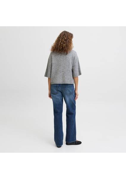 Kadin Alpaka Yünlü Yarim Kol Hirka - Evi modelleri